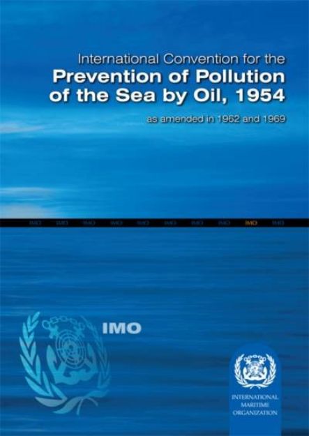 IMO-500 E - International convention for the prevention of oil pollution on the sea by oil  1954